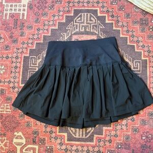 Black Wilson Tennis Skirt